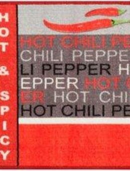 Andiamo Küchenläufer Hot Pepper, rechteckig, Höhe: 5 mm, Motiv Peperoni/Chili, Küche, waschbar, Kundenliebling