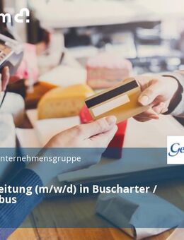 Verkaufsleitung (m/w/d) in Buscharter / Mietomnibus - Brunnthal