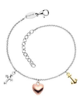 Engelsrufer Silberarmband Glaube, Liebe & Hoffnung Tricolor, ERB-FLH-01-TRICO
