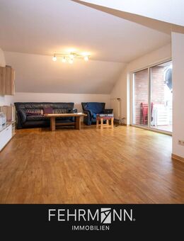 RESERVIERT - Renovierte 2-Zimmer-Dachgeschosswohnung mit Balkon und lichtdurchflutetem Badezimmer - Haren (Ems)