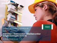 Elektriker / Elektroniker / Mechatroniker Industrieanlagen (w/m/d) - Rheda-Wiedenbrück