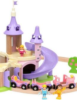 BRIO® Spielzeug-Eisenbahn Disney Princess Traumschloss Set, FSC® - schützt Wald