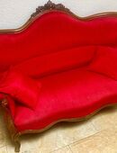 Louis-Philippe Sofa, dazu zwei passende Stühle und fünf Kissen - im Paket! in 66121