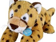 Heinrich Bauer Kuscheltier ECO-Line, Leopard liegend, aus recyceltem Material