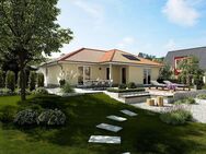 Winkelbungalow 108 massiv gebaut, Preis inkl. Grundstück - Schillingen
