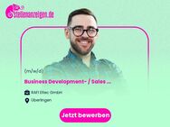 Business Development- / Sales Manager (m/w/d) - Überlingen