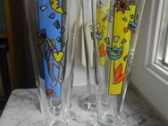 Ritzenhoff Design Gläser 4 Biergläser mit stylischem Dekor je 5,- - Flensburg