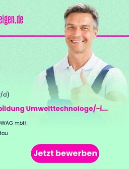 Ausbildung Umwelttechnologe/-in für Wasserversorgung - Zittau