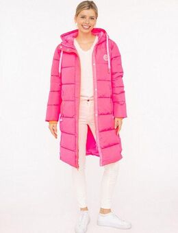 Zwillingsherz Steppmantel Küstentraum martimen Details, mit Kapuze und Taschen