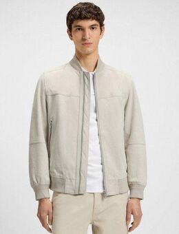 BOSS ORANGE Lederjacke Johice aus weichem Ziegennappaleder Premium Herrenmode Leather Blouson Bomber