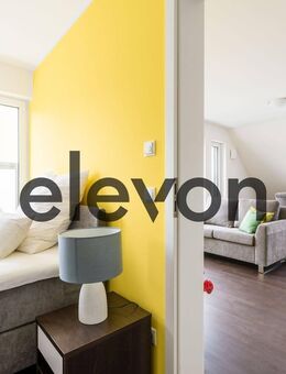 Großzügig und möbliert: Wohntraum im elevon - München