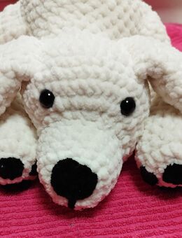 "Paul"❤️ Hund liegend gehäkelt Amigurumi Kuscheltier Plüschtier - Kerken