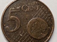 5 Cent Münze, Fehlprägung Niederlande 2001 - Reichenberg (Bayern)