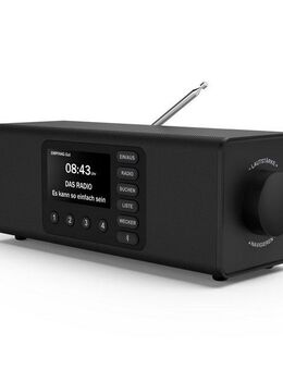 Hama DAB-Radio (mit Bluetooth, Stereo, Digitalradio, FM/DAB+, Radiowecker) Digitalradio (DAB) (10 W)