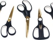 KING Scheren-Set Easycut, (Set, 5-tlg), 5 Scheren, Edelstahlklingen, Titan beschichtet, Soft-Touch Griffe