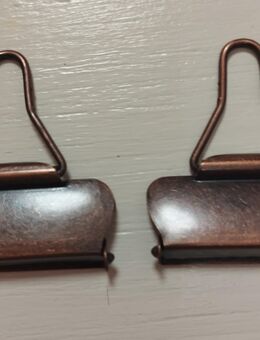 Latzhosenschnallen - Schnallen, Klammern, Clips, kupferfarben - Kerken