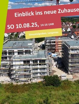 2,5-ZIMMER ETW IM 1. OG MIT BALKON - "WOHNEN IM PARK" IN LANGENAU - B06 - Langenau