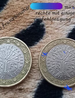 1 € französische Münzen bitte Text lesen - Leipzig Südost