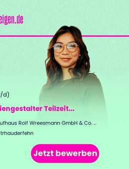 Mediengestalter (m/w/d) Teilzeit - Ostrhauderfehn