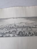 Reproduktion eines Merian Kupferstichs "Winterthur" in 8810