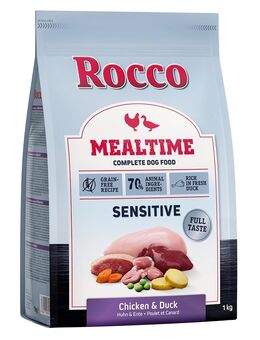 Rocco Mealtime 1 kg zum Probierpreis! - Sensitive - Huhn & Ente