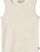 WHEAT Tanktop Wool Singlet Iggy aus reiner Merinowolle in 00000