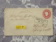 Baden 3 Kreuzer Ganzsachen  Briefumschlag 1865,Lot 84