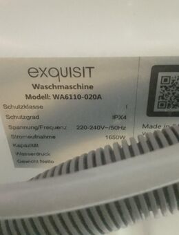 EXQUISIT Waschmaschine WA6110-020A weiss NEU - Köln