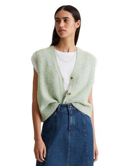 Marc O'Polo DENIM Strickweste aus Baumwoll-Multicolor-Garn