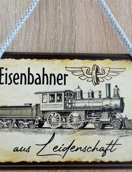 Hängeschild Eisenbahner aus Leidenschaft Hobby - München