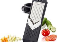 GEFU Gemüsehobel VIOLI ® 2.0, Edelstahl, Kunststoff, V-Hobel Julienne