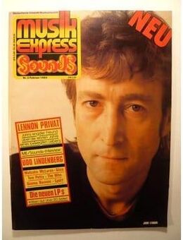 MUSIKEXPRESS SOUNDS Musik Heft 02/1983 Lennon - Bremen