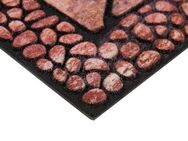 Andiamo Stufenmatte Outdoor, 2er Set, rechteckig, Höhe: 6 mm, Outdoor-Stufenmatten, Stein Motiv, Gartenbereich, Außenbereich