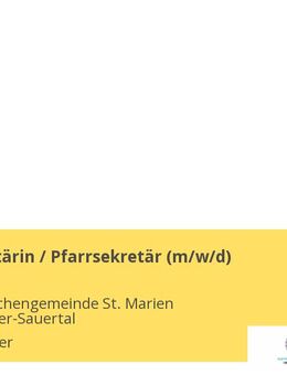 Pfarrsekretärin / Pfarrsekretär (m/w/d) - Trierweiler