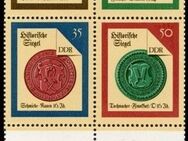 DDR: MiNr. 3156 - 3159 VB, "Historische Siegel (II)", UR, pfr. - Brandenburg (Havel)