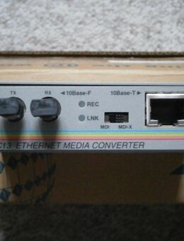 Ethernet Converter 10BASE-FL to 10BASE-Ethernet (RJ45)  (488) - Hamburg