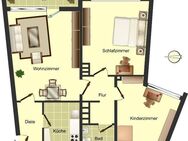 3 Zimmer Wohnung im 3. OG ohne Aufzug - Solingen (Klingenstadt)