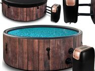COIL Whirlpool SPA Aufblasbar, Schwimmbad mit Hydromassage, extra dünn, In- & Outdoor, 4/6 Personen, 150/175 cm