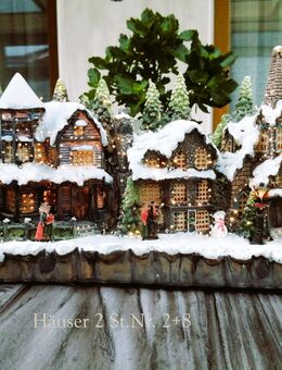 Beleuchtete Weihnachtshäuser - Saldenburg