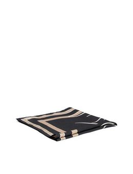 Tommy Hilfiger Halstuch TH HERITAGE SCRIPT SILK SCARF, quadratisch, aus reiner Seide mit Logo, Maße 50 xs0 cm