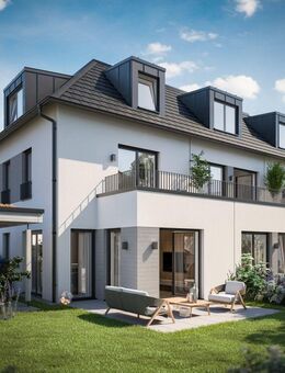 Modernes und nachhaltiges Reiheneckhaus mit Süd-West Ausrichtung im schönen Moosach (Haus 1) - München