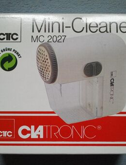 Clatronic Mini Cleaner MC 2027 Fussel-Rasierer weiß. Zum einfachen Entfernen von Flusen/Pilling. Metall-Flusengitter. Transparenter Flusenbehälter. An-/Aus-Schalter. Unbenutzt. - Hamburg Wandsbek