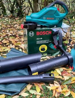 Bosch ALS 25 - kabelbetriebener Laubsauger mit Blasfunktion und Zubehör im OVP - Niederfischbach