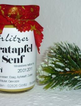 Görlitzer weihnachtlicher. Bratapfel Senf 100ml - Görlitz Zentrum