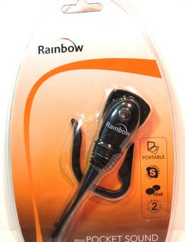 Rainbow Pocket Sound - R9177 - Ohrbügel-Headset - RBW einseitig kabelgebunden - NEU - Biebesheim (Rhein)