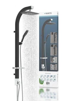 Schütte Brausegarnitur MADAGASKAR, Höhe 123 cm, Set, inkl. Wasserspardichtung, Antikalk, abnehmbare Seifenschale
