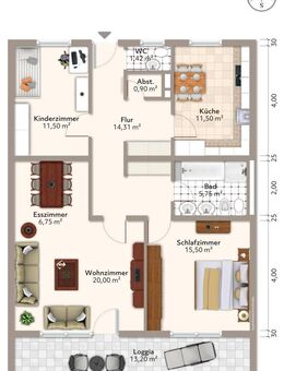 ***3,5-Zimmer-Wohnung in Kandel*** - Kandel