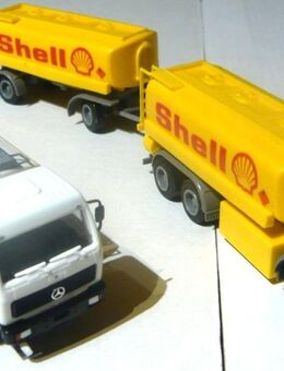 Herpa Roskopf 1:87 Mercedes Benz Tankzug Shell BP Stromeyer - Amberg