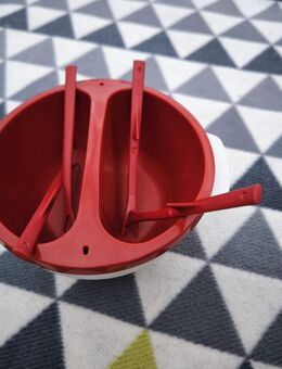 Tupperware Schokofondue 1 L mit 4 Gabeln für die Mikrowelle mit Beschreibung - Sengenthal