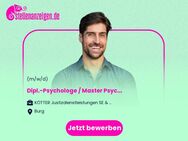 Dipl.-Psychologe / Master Psychologie (m/w/d) - Burg (Sachsen-Anhalt)